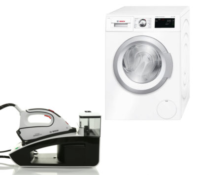 BOSCH WAT28660GB Washing Machine & Steam Generator Iron Bundle BOSCH WAT28660GB Washing Machine & Steam Generator Iron Bundle